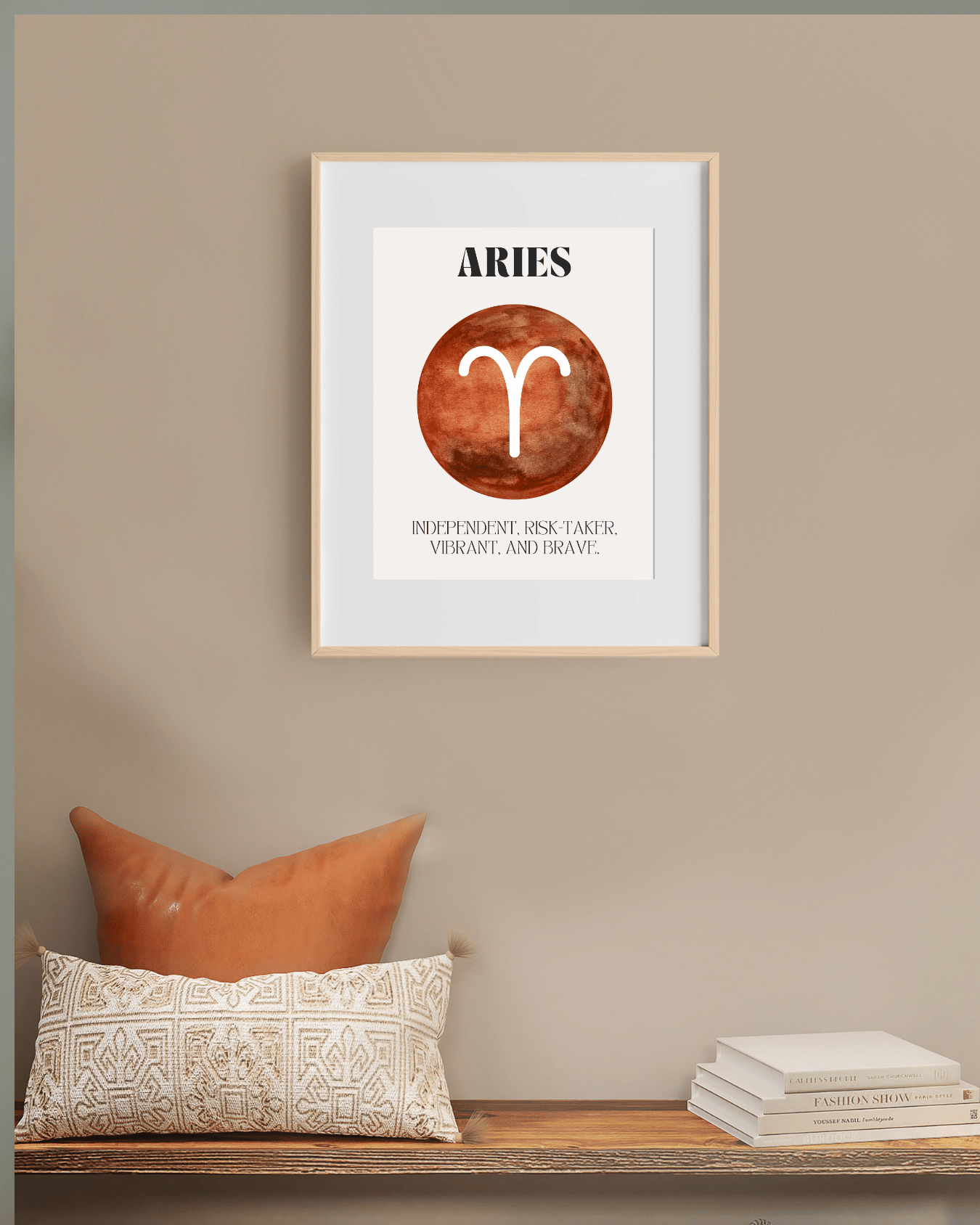Aries Zodiac Art Print