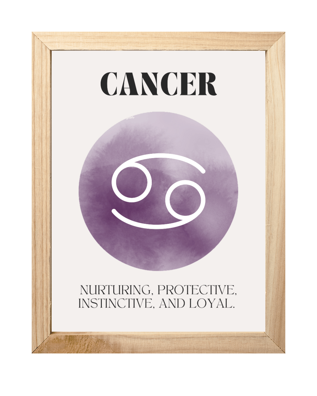 Cancer Zodiac Wall Art Print