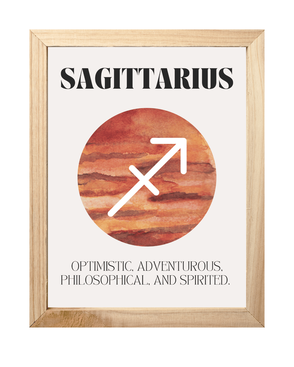 Sagittarius Zodiac Art Print | A3
