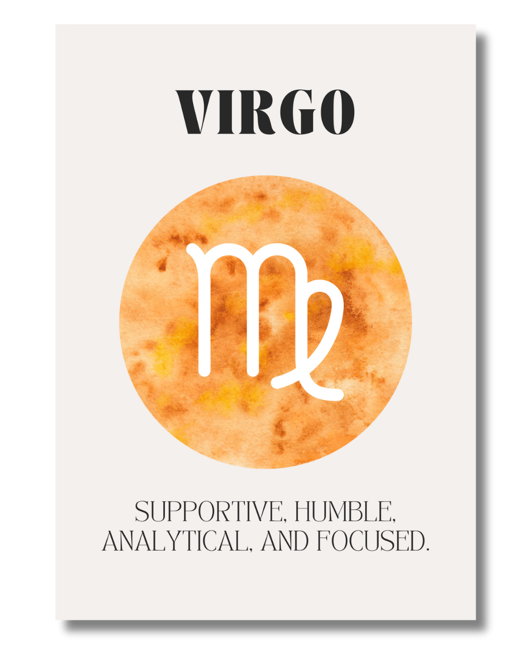 Virgo Zodiac Art Print