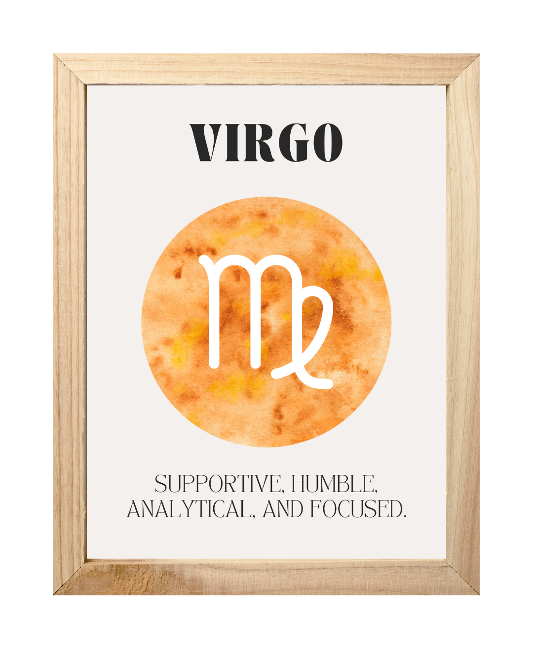 Virgo Zodiac Art Print | A3