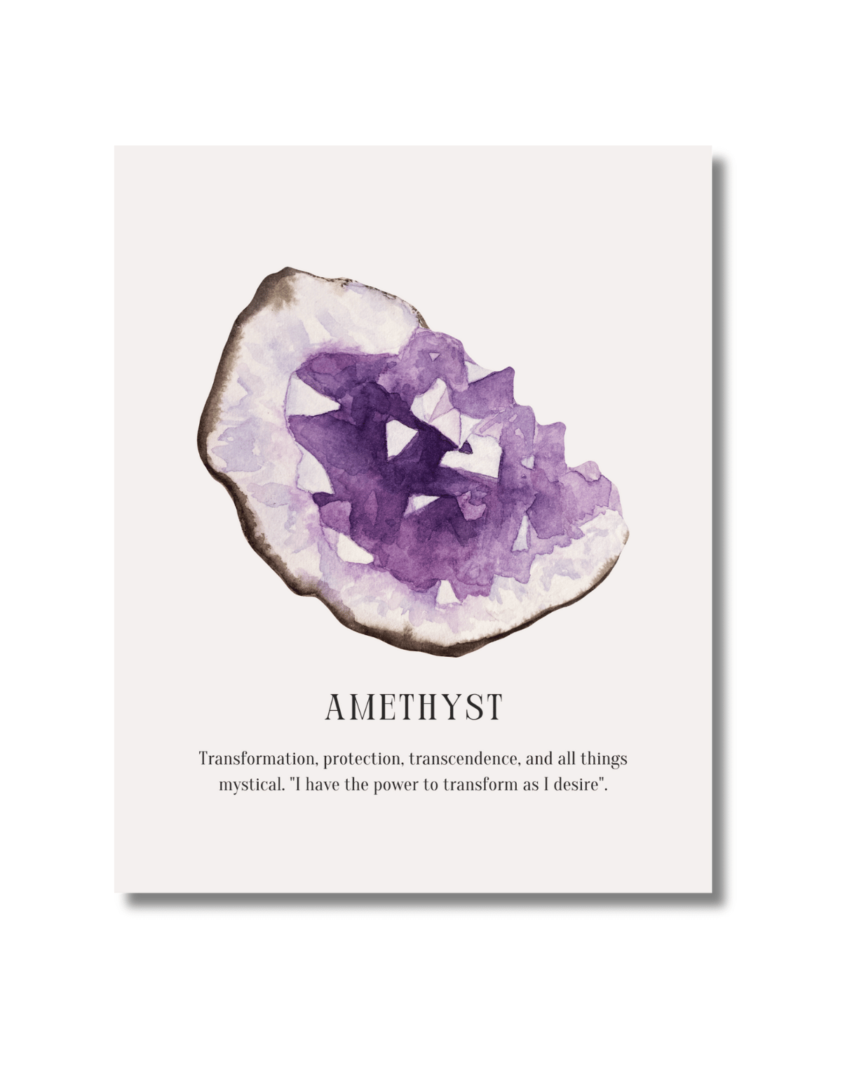 Amethyst Art Print