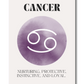 Cancer Zodiac Wall Art Print