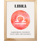 Libra Zodiac Art Print | A3