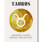 Taurus Zodiac Art Print | A3