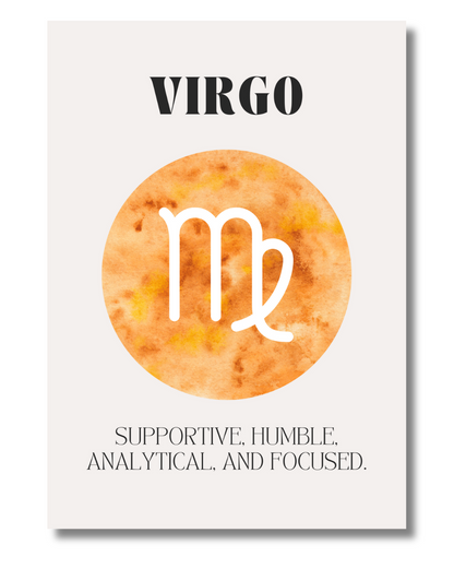 Virgo Zodiac Art Print