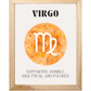 Virgo Zodiac Art Print | A3