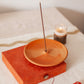 Incense Holder Plate Terracotta