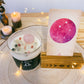 Libra Zodiac Crystal Candle