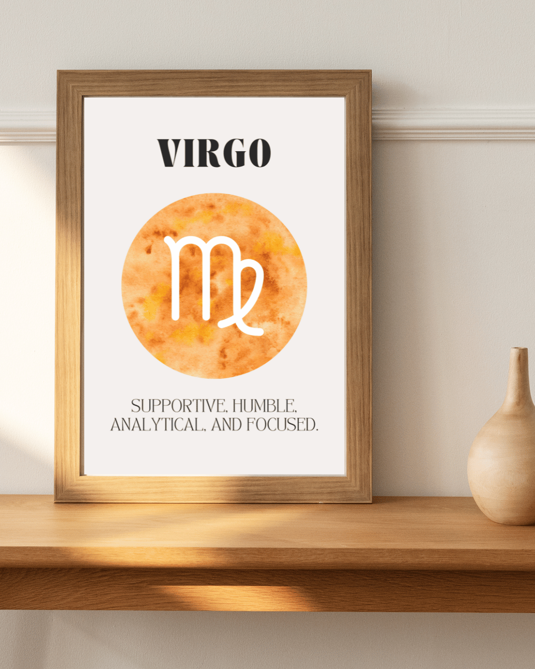 Virgo Zodiac Art Print Australia