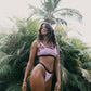Amethyst Velvet Crop Bralette