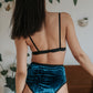 Artemis High-Waist Undies in Navy Blue Velvet | Finding Rosie