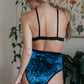 Aquarius Cotton & Velvet Cut-Out Bra | Finding Rosie Underwear Australia