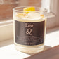 Leo Zodiac Crystal Candle