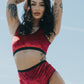 Ruby Red Velvet Crop | Finding Rosie Underwear