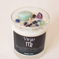 Virgo Zodiac Crystal Candle